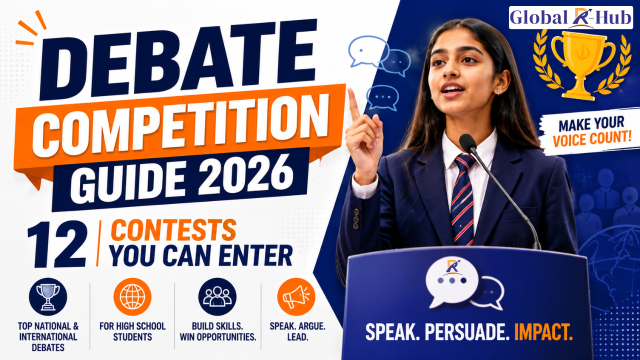 Debate Competition Guide 2026: 12 Contests High School Students Can Enter